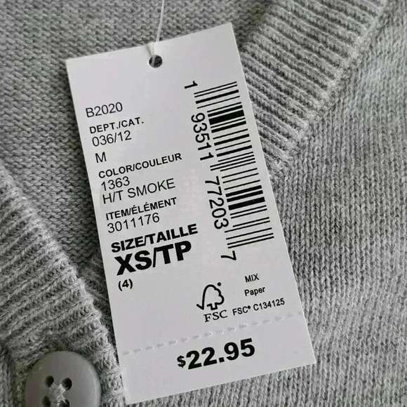 The Children’s Place  Girls Uniform V Neck Cardigan - Picture 5 of 5